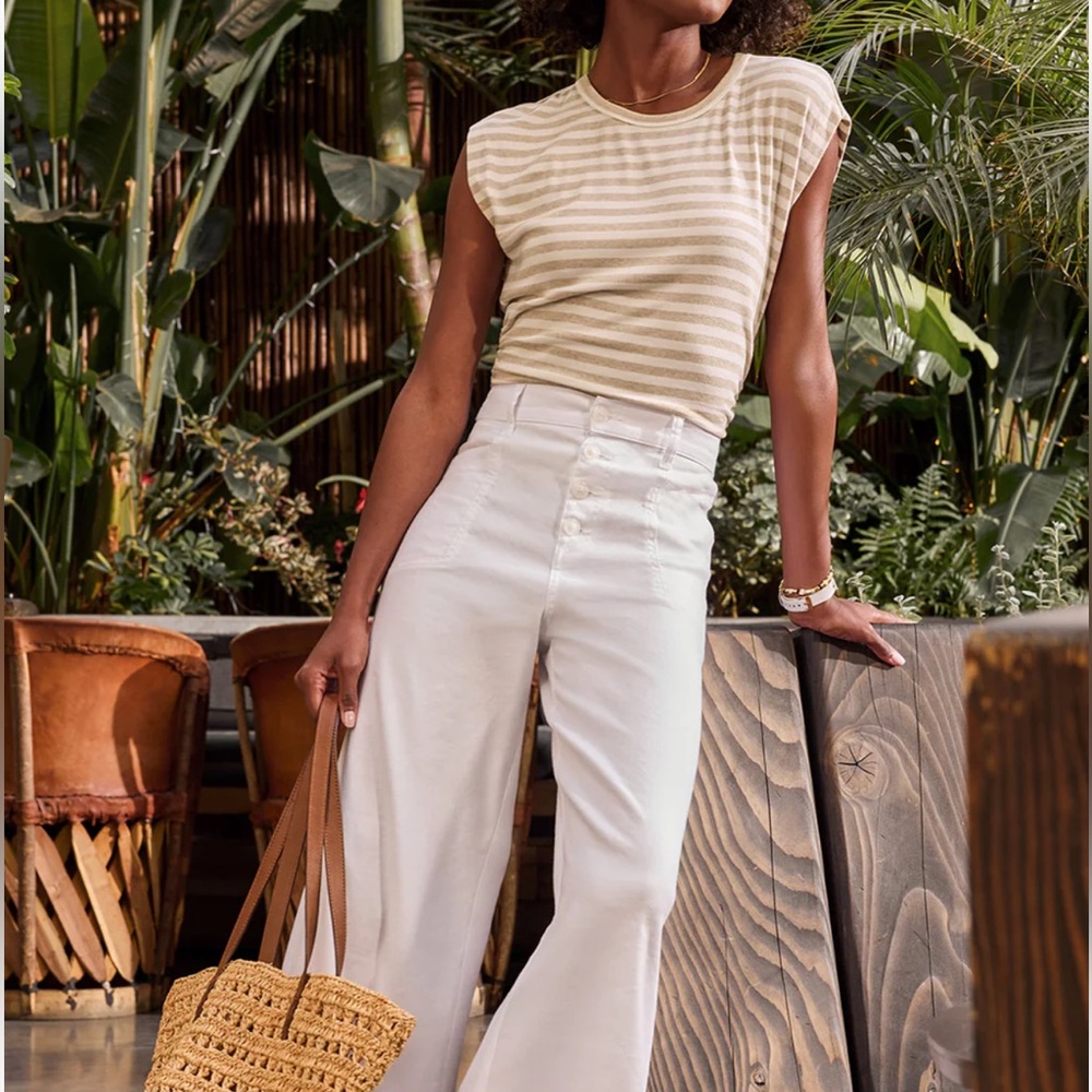 Evereve Joni Stripe Tee by Michael Stars